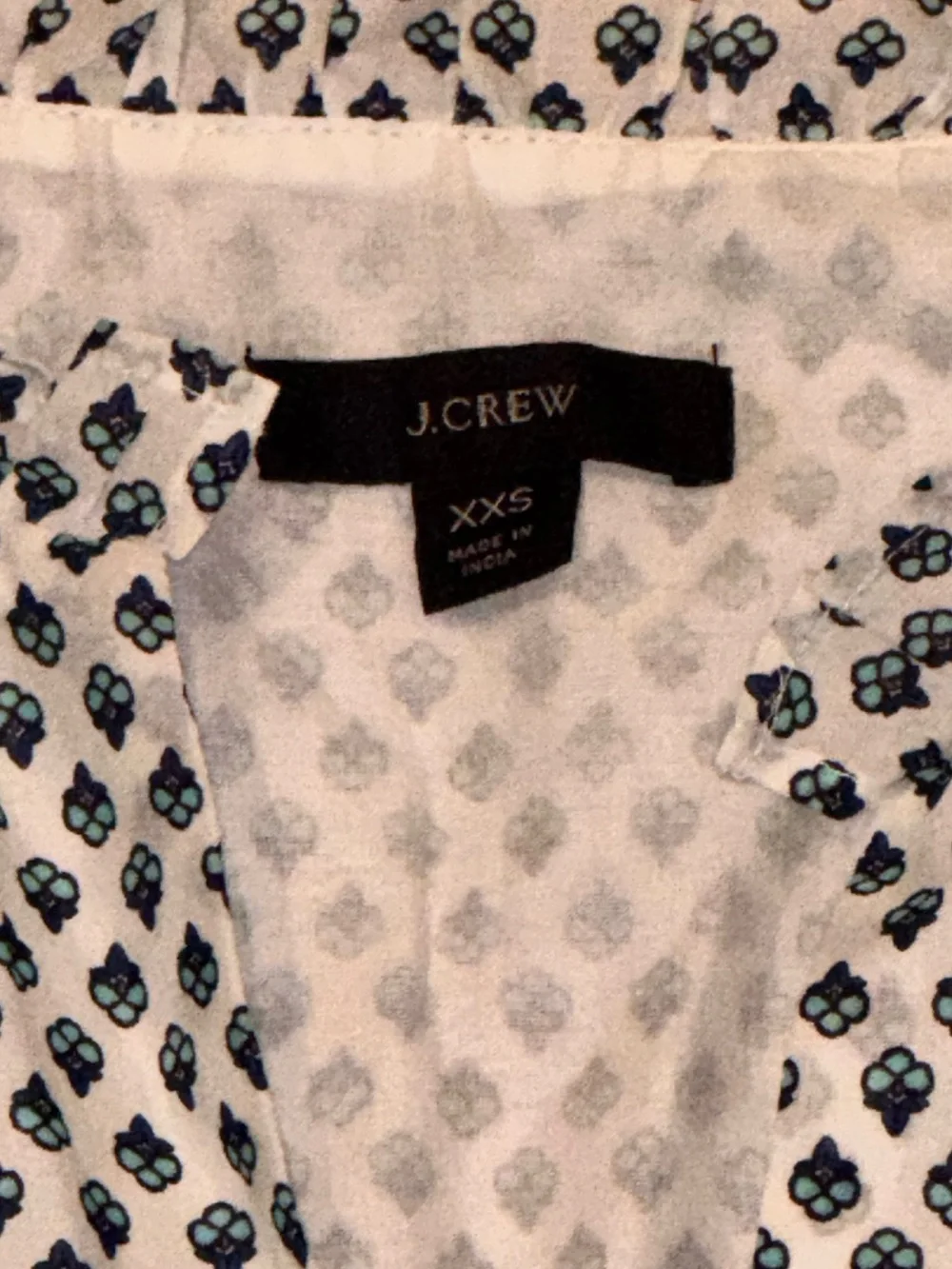 J. Crew hem motif never